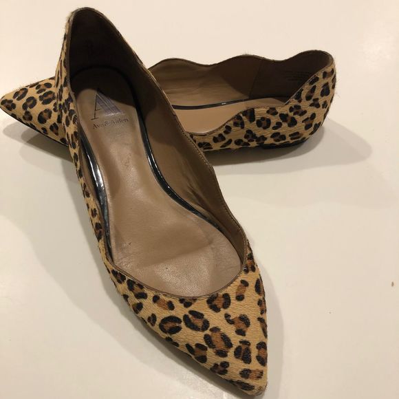 Ava & Aiden Shoes - AVA & AIDEN leopard flats calf hair 9